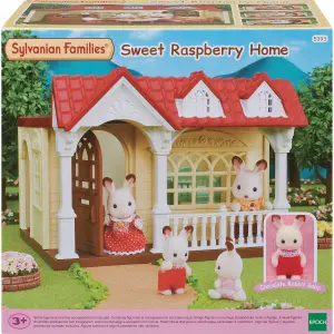 Little raspberry house figurine Epoch D Enfance Sylvanian image-1