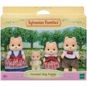 Caramel Dog Family Figurine Sylv Epoch D Enfance image-0