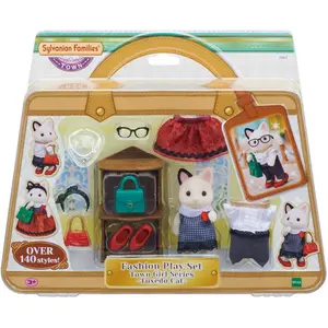 Fashion role play kit Epoch D Enfance Chat Bicolore Sylvanian image-0