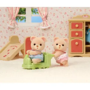 Twin bear figurine Epoch D Enfance Sylvanian image-3