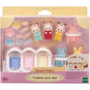 Rabbits with accessories Epoch D Enfance Sylvanian (x3) image-0
