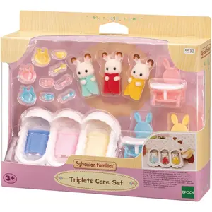 Rabbits with accessories Epoch D Enfance Sylvanian (x3) image-1