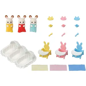 Rabbits with accessories Epoch D Enfance Sylvanian (x3) image-3