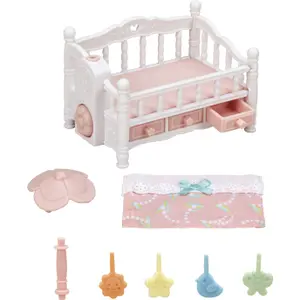 Baby cot figure + Mobile Epoch D Enfance Sylvanian image-3