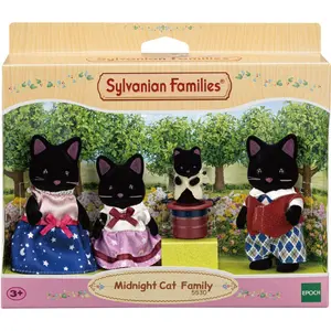 Magician Cat Family Figurine Epoch D Enfance Sylvanian image-0