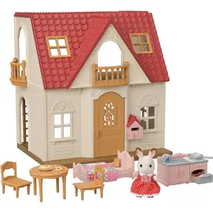 Cozy cottage village imaginative play set Epoch D Enfance Sylvanian image-0