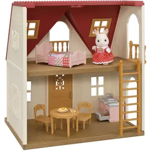 Cozy cottage village imaginative play set Epoch D Enfance Sylvanian image-2