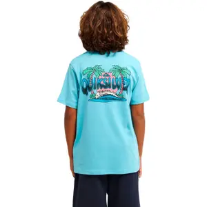 Παιδικό μπλουζάκι Quiksilver Palm Horizon image-3