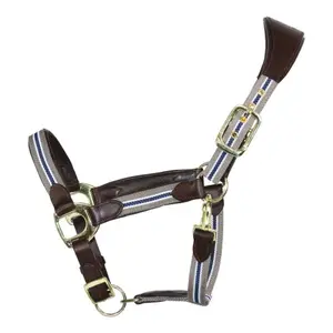 Brass-finish halter for ponies EQuest Unique image-0