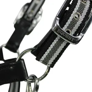 Cabresto de pónei, acabamento cromado EQuest Unique image-1