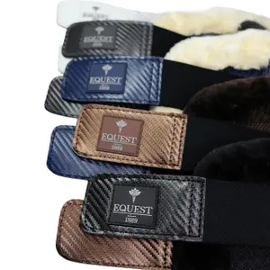 Horse gaiters EQuest Gamasche Air Flow Mesh Carbon image-1