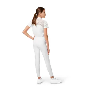 Ridebukser med fuldt greb til piger Equestrian Stockholm Movement image-1