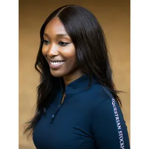 Maillot de equitación de manga larga con 1/4 de cremallera para mujer Equestrian Stockholm Modern Tech image-4