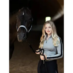 Long sleeve riding top 1/4 zip women Equestrian Stockholm Power image-1