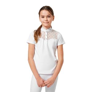 Girl's competition polo shirt Equestrian Stockholm Crystal Champion