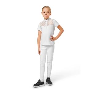 Girl's competition polo shirt Equestrian Stockholm Crystal Champion image-2