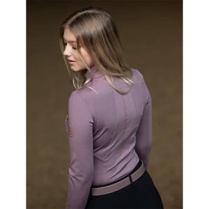 Half zip long-sleeved Riding Jersey Equestrian Stockholm Vision image-3