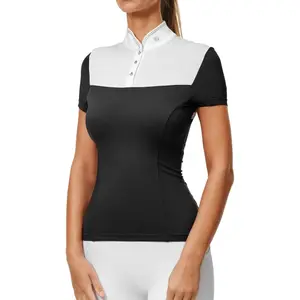 Polo da competizione a maniche lunghe da donna Equestrian Stockholm