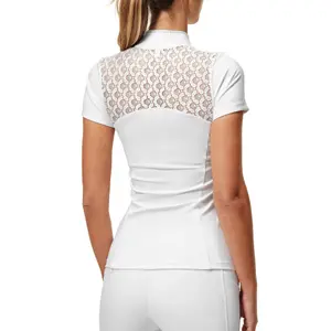 Women's competition polo shirt Equestrian Stockholm Crystal Champion image-3