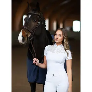 Women's competition polo shirt Equestrian Stockholm Crystal Champion image-2