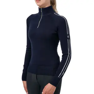 Women's 1/4 zip sweater Equestrian Stockholm image-0