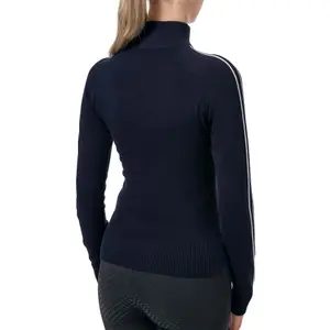 Women's 1/4 zip sweater Equestrian Stockholm image-1