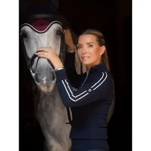 Women's 1/4 zip sweater Equestrian Stockholm image-3