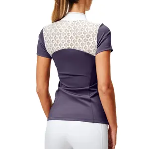 Women's competition polo shirt Equestrian Stockholm Crystal Champion image-2