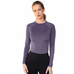 Dames lange mouwen base layer paardrijden Equestrian Stockholm Dynamic image-2