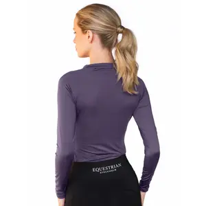 Dames lange mouwen base layer paardrijden Equestrian Stockholm Dynamic image-3