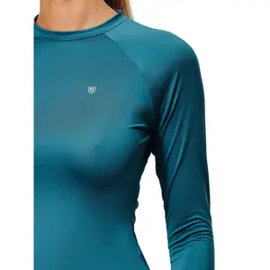 Dames lange mouwen base layer paardrijden Equestrian Stockholm Dynamic image-2