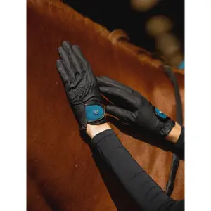 Skórzane rękawiczki jeździeckie Equestrian Stockholm Motion image-1