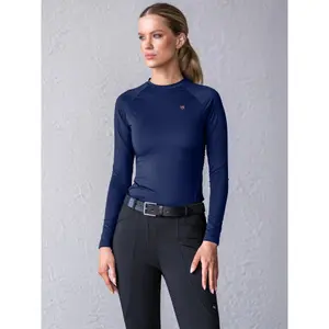 Dames lange mouwen base layer paardrijden Equestrian Stockholm Dynamic image-2