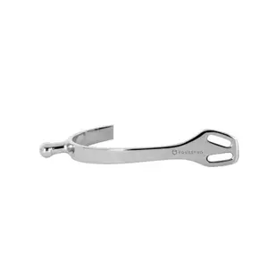 Stainless Steel Riding Spur with Rooster Ball Equestro SR00601 image-0