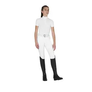 Girl's competition polo shirt Equestro image-1