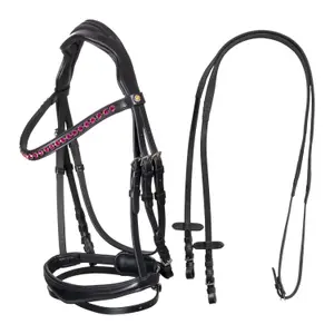 Ανατομικό χαλινάρι ιππασίας Equestro image-0