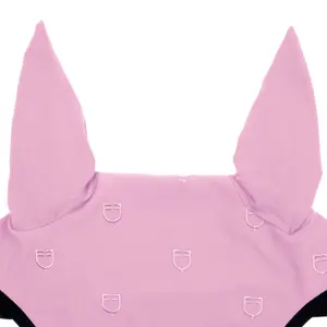 Nakrycie na głowę przeciwko muchom dla konia w edycji black line Equestro image-1