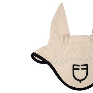 Bonnet anti-mouches en tissu maille oignon pour cheval Equestro image-2