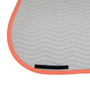 Jumping Saddle Pad Equestro Wave Quilting image-2