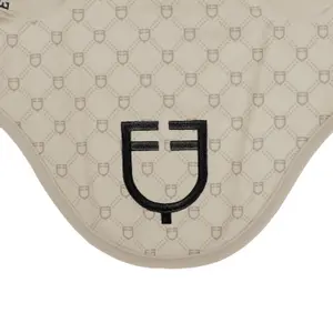 Βραχύς μπεζές για άλογο Equestro Monogram Print image-3