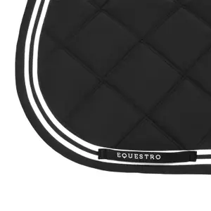 Double striped show jumping saddle pad Equestro image-3