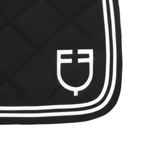 Double striped show jumping saddle pad Equestro image-4