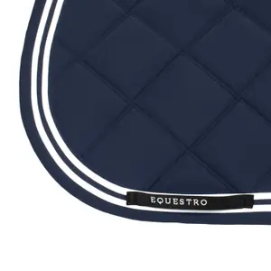 Double striped show jumping saddle pad Equestro image-3