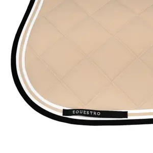 Double striped show jumping saddle pad Equestro image-2