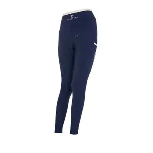 Girls' full grip riding leggings Equestro image-1