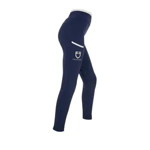 Girls' full grip riding leggings Equestro image-2