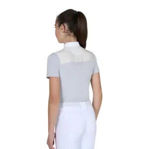 Girl's competition polo shirt Equestro image-1