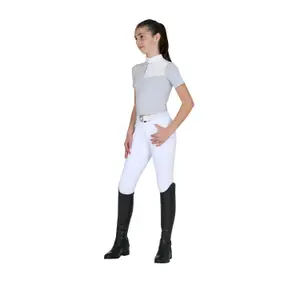 Girl's competition polo shirt Equestro image-2