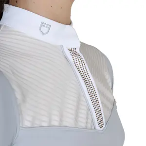 Girl's competition polo shirt Equestro image-3