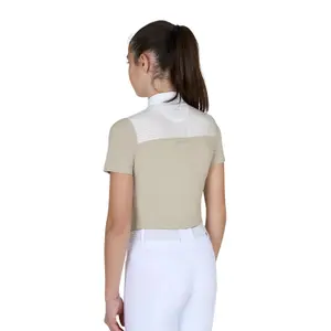 Girl's competition polo shirt Equestro image-2